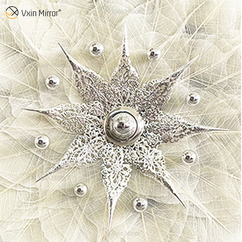 Das neueste Vxin WXPA-028 Real Leaves Paint für Home Decor Wall Art Hanging Picture for Living Room Set zum Verkauf