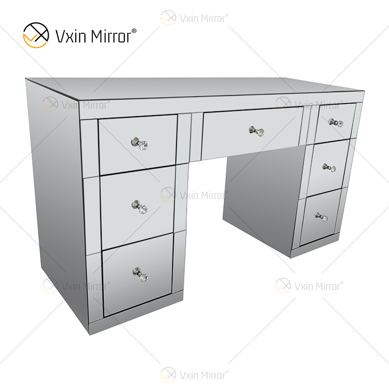 Factory Supply WXF-125 Moderne silberverspiegelte Schminktisch-Kommode