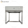 Vanity Modern WXF-139-2 Acryl-Silber-Glas-Möbel Nachttisch mit Schubladen verspiegelter Nachttisch für Schlafzimmer