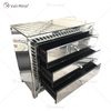 WXF-2140 Achteckige LED-Perlen, einfache Mode, drei Schubladen, LED-Schrank, passender LED-Spiegel, benutzerdefinierter Stecker