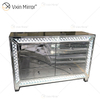 WXM-1176 & WXF-2139 LED-Möbel-Set, achteckig, Perlen, modisch, einfach, Schminkspiegel, Spiegelschrank, 6 Schubladen