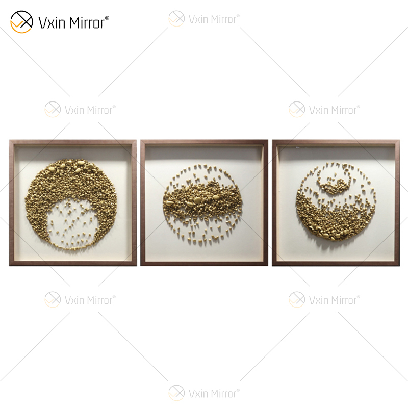 Modernes Design Vxin WXPA-015 Metallwandkunst-Dekor-Ausgangsdekorationsstücke Luxus-Wohnzimmer für Zuhause zum Verkauf