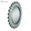 Hohe Qualität WXM-1138 Wanddekoration Diamond Shade Silber 3D Glas Wandbehang Spiegel