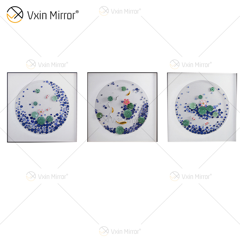 Vxin WXPA-050 Creative Beads Button Paint for Home Decor Wall Art Metal Hanging Picture for Living Room Set zum Verkauf