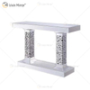 Acryl Anzug Top Qualität Silber Große Kristall Wandspiegel Beistelltisch Couchtisch Wohnzimmer Kristall Sets
