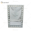 Rechteckiger WXM-1010 Wandspiegel aus Glas mit mehreren Facetten