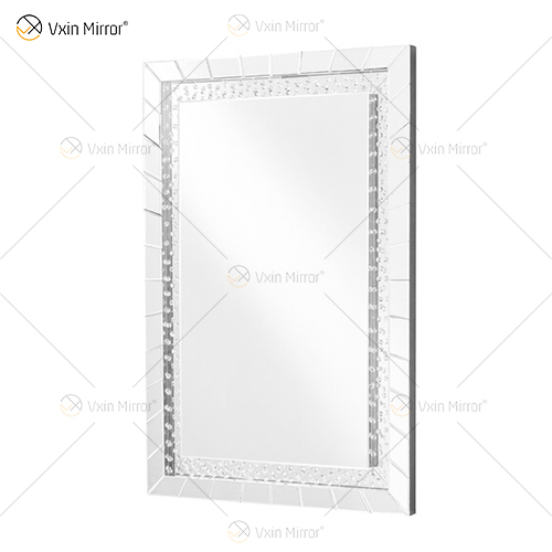Gute Qualität WXM-761 Crystal Vanity Set Wandspiegel mit Wanddekor Beleuchteter Spiegel