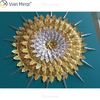 Die neueste Vxin WXPP-39 3D Abstrakte Wandkunst Metall Wandkunst Dekor Wohnkultur Luxus Wohnzimmer gerahmt für Home Set zum Verkauf