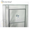 Vxin Mirror WXF-006 Fünf Schubladen Silber Glas Nachttisch Nachttisch Verspiegelter Nachttisch