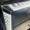 WXF-2140 Achteckige LED-Perlen, einfache Mode, drei Schubladen, LED-Schrank, passender LED-Spiegel, benutzerdefinierter Stecker