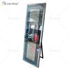 WXM-1539 Bunte Tunnellichter mit Diamanten LED-Spiegel-Standspiegel mit Halterung Blue-Tooth Sound Control Light
