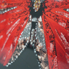 Vxin WXMA-58 Kristall-Porzellan-Malerei, Kunstharz, Schmetterling, Rahmen, dekorativer Spiegel, Wandkunst