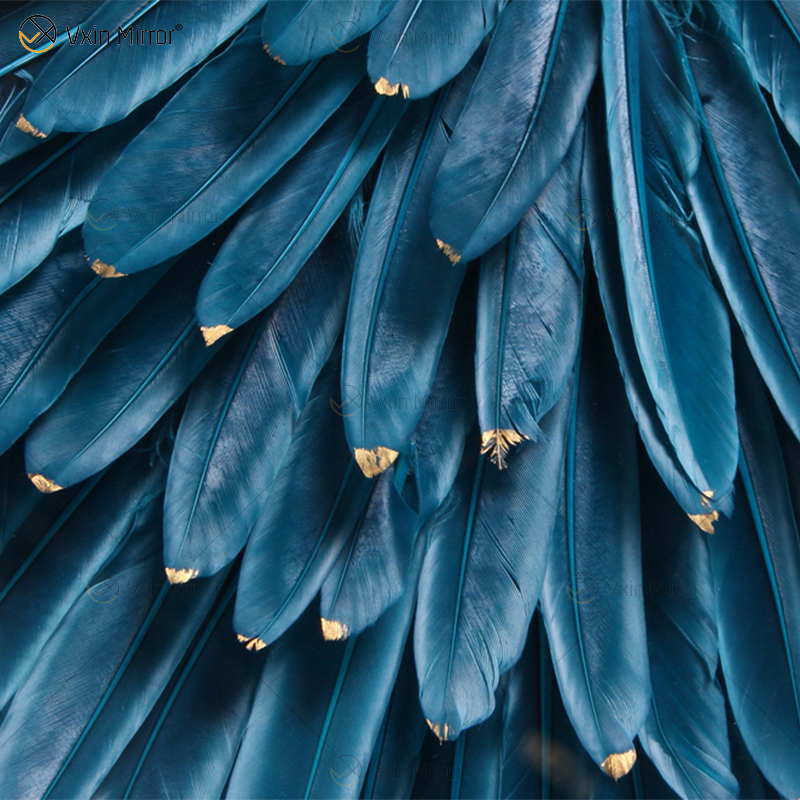 Die neueste Vxin WXPA-01 Blumenfarbe für Wohnkultur, Wandkunst, Metallfeder, hängendes Bild für Wohnzimmer, zum Verkauf