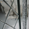 Venezianisches Rechteck Crushed Diamond Kristallspiegel Wandkunst Wohnkultur Flur für Wohnzimmersofas WXM-502