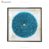 Die neueste Vxin WXPA-01 Blumenfarbe für Wohnkultur, Wandkunst, Metallfeder, hängendes Bild für Wohnzimmer, zum Verkauf