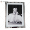 VXin WXPP-19 Home Decor Glasrahmen gespiegelt Göttin Porträt Wandkunst Kristall Porzellanmalerei Spiegel Wandkunst