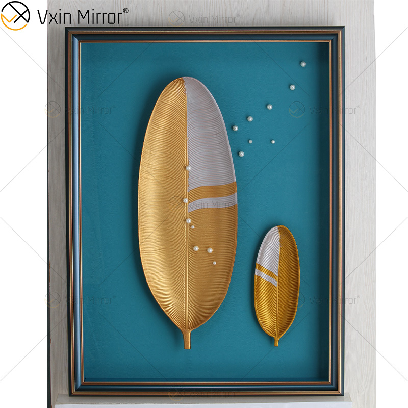 Die neueste Vxin WXPP-39 3D Abstrakte Wandkunst Metall Wandkunst Dekor Wohnkultur Luxus Wohnzimmer gerahmt für Home Set zum Verkauf
