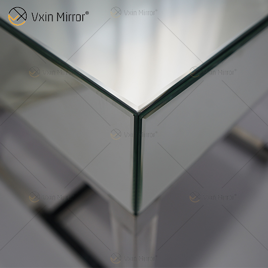 Vanity Modern WXF-139-2 Acryl-Silber-Glas-Möbel Nachttisch mit Schubladen verspiegelter Nachttisch für Schlafzimmer