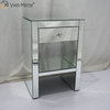 Vanity Modern WXF-242 Silberne Möbel Kristall Nachttisch mit 1 Schublade verspiegelter Nachttisch
