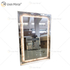Top Design WXM-2593 LED 3-Farben-LED-Lichtspiegel Diamant Stilvoller Schminkspiegel Wohnzimmerspiegel