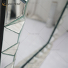 Rechteckiger WXM-1010 Wandspiegel aus Glas mit mehreren Facetten