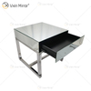 Vanity Modern WXF-139-2 Acryl-Silber-Glas-Möbel Nachttisch mit Schubladen verspiegelter Nachttisch für Schlafzimmer