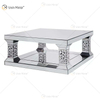 Acryl Anzug Top Qualität Silber Große Kristall Wandspiegel Beistelltisch Couchtisch Wohnzimmer Kristall Sets