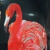 Vxin WXMA-57 Kristall-Porzellan-Gemälde, Harz, Flamingo, bedeckter Rahmen, dekorativer Spiegel, Wandkunst
