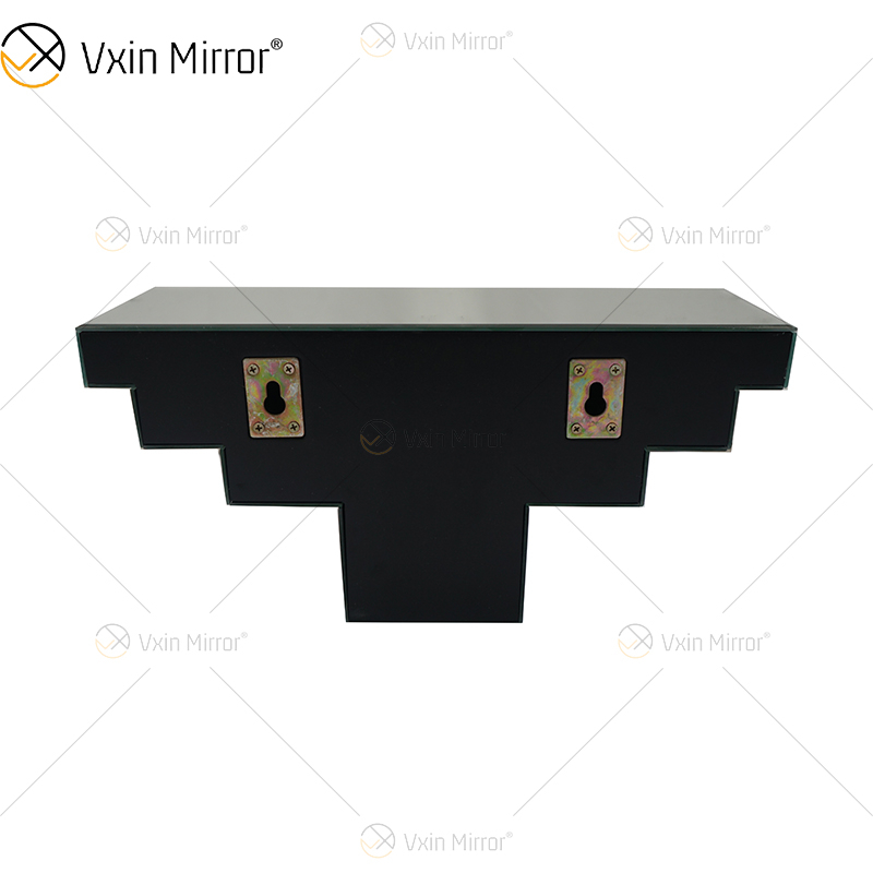 Vxin Factory Supply WXS-007-2 Silbernes Wanddekor Silbernes Glas- und Kristallspiegel-Wandregal für die Wand