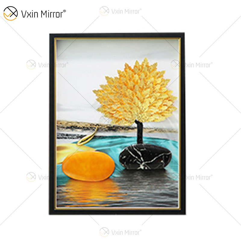 Das neueste Vxin WXPA-024 3D-abstraktes Metall-Wand-Kunst-Dekor-Ausgangsdekoration-Luxus-Wohnzimmer gerahmt für Zuhause-Set zum Verkauf