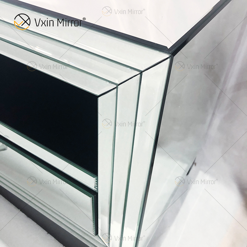 Vxin Populärer moderner Glas-verspiegelter TV-Ständer-Schrank-Anzeigen-Spiegel-Schrank