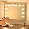 Venetian Dressing Styles VXin WXDL-107 Sparkle Silver Hollywood Mirror Switch Control mit 3 Farbbirnen