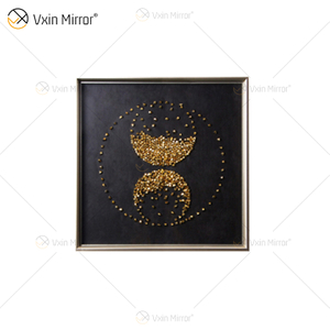 Luxusmöbel Vxin WXPA-014 Ayatul Kursi Wandkunst Metall Abstrakte Wandkunst Dekorative Malerei für Wohnzimmer Set zum Verkauf