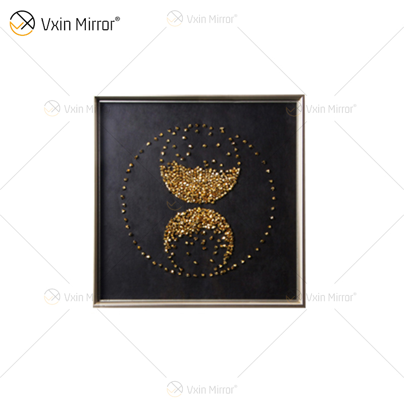 Luxusmöbel Vxin WXPA-014 Ayatul Kursi Wandkunst Metall Abstrakte Wandkunst Dekorative Malerei für Wohnzimmer Set zum Verkauf