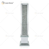 WXF-143 Crushed Diamond Mirrored Floating Crystal Silver Mirror Weinaufbewahrungsflaschenhalter