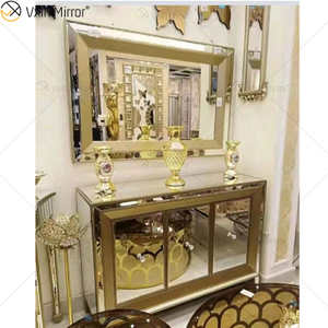 Champage Gold Design Sideboard WXF-268 Luxuriöser verspiegelter Schrank mit Muti-Schubladen