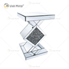 Großhandels-WXF-115-2 Spiegel-Beistelltisch-elegante Luxusraum-Möbel-Silber-Beistelltisch
