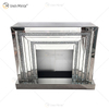 WXWF-1093 Floating Sparkle Crystal Diamonds Mirror Kamin mit Einsätzen in Hot Sell Customized