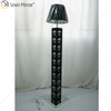 Gothic Style WXFL-027 Wohnzimmer Silber Kristall Stehlampe mit Lampenschirm für Hotelspiegellampe