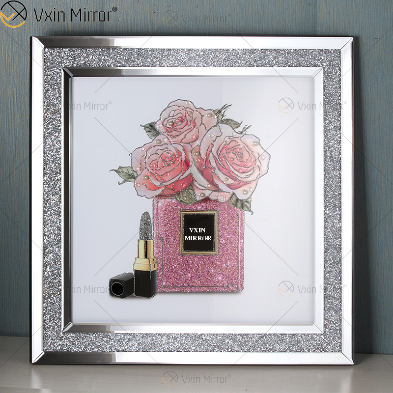 Erstaunliche Qualität Vxin Pearl Diamond Metal Wall Art Decor Home Decoration Luxus Wohnzimmer gerahmt für Home Set zum Verkauf