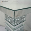 Vxin Elegant WXF-135 Home Decor Crushed Diamond Beistelltisch Silber Spiegel Möbel Beistelltisch