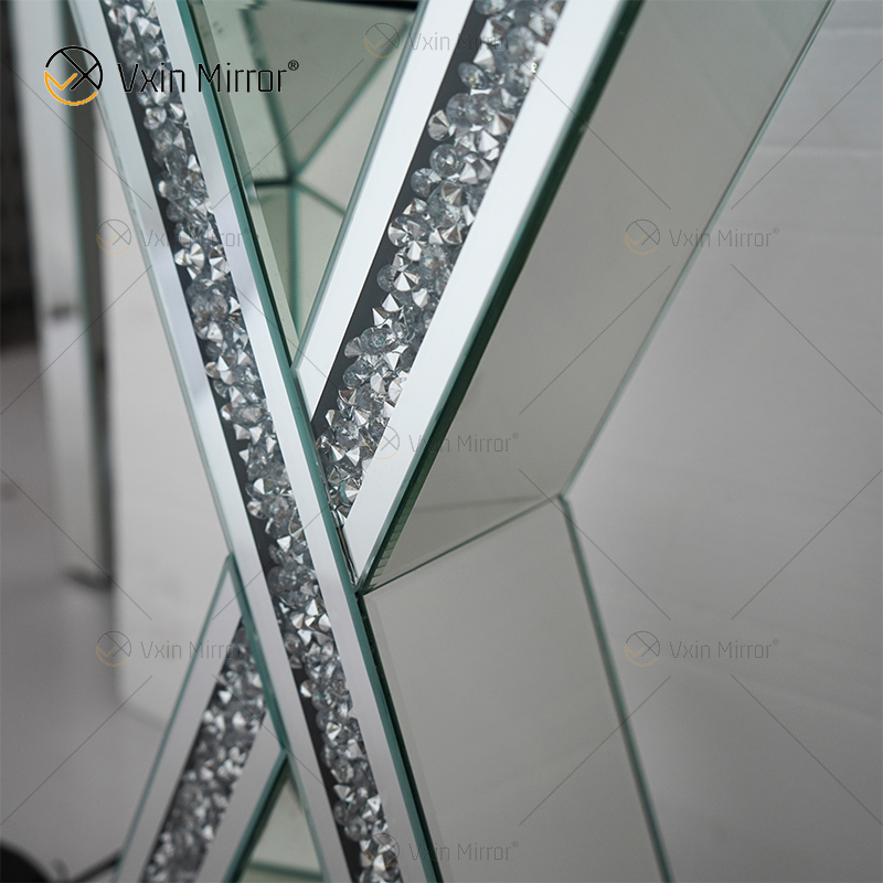 Heißer Verkauf WXTL-003 Gespiegeltes Silber für Schlafzimmer-Nacht-Luxus-moderne dekorative Tischlampen