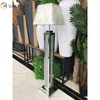 Classic Living RoomSilver Modern Crushed Diamond Stehlampe mit Lampenschirm-Spiegellampe