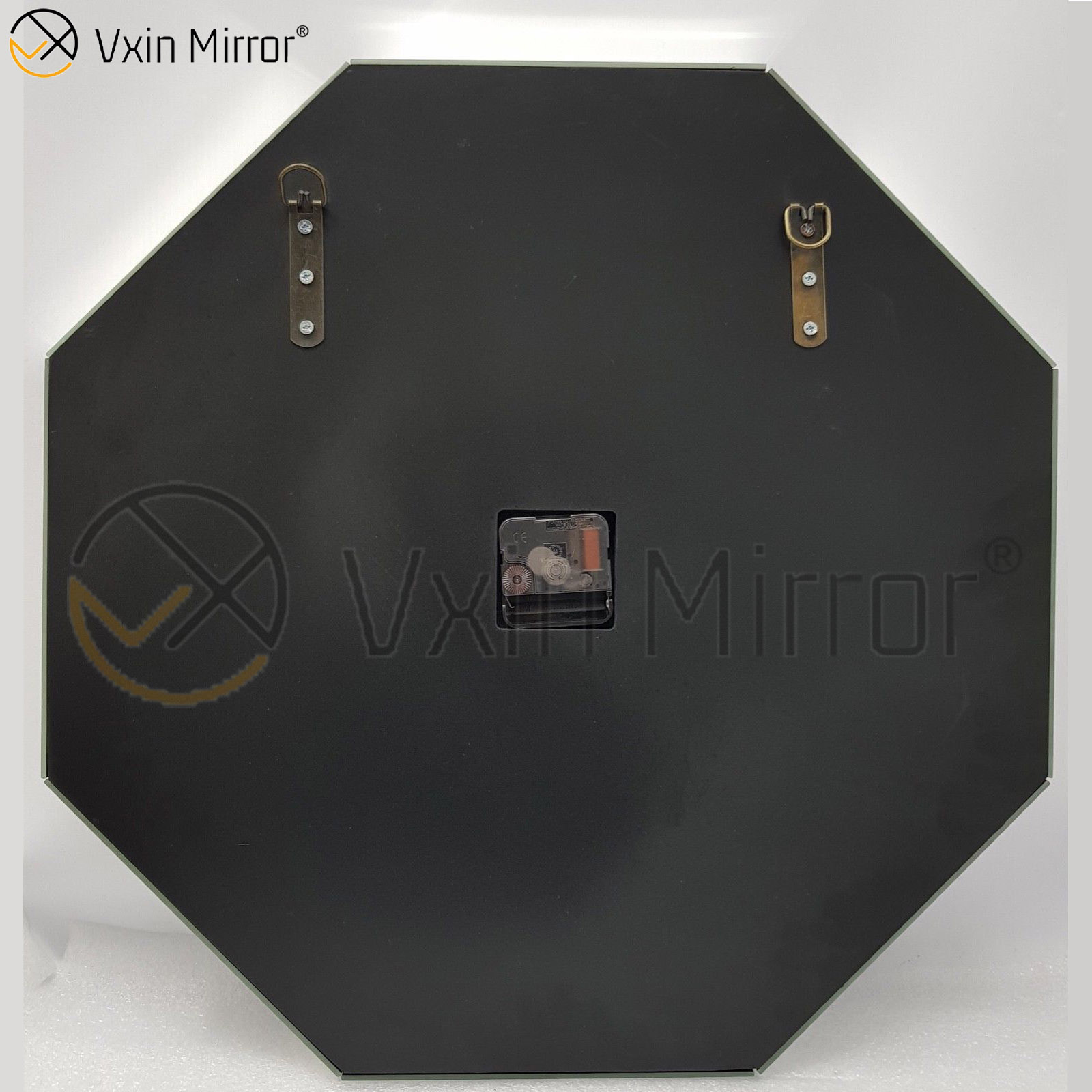 VXin Mirror Dreifarbiger moderner Wandspiegel mit zerkleinerten Diamanten