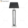 Schwarzer Rahmen WXFL-056 Wohnzimmer Elegantes Silber Moderne Kristall 3D Spiegel Stehlampe Spiegellampe