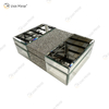 Vxin Spiegel WXJB-002 Silberner eleganter Glaskristall-Spiegel-Schmuckkästchen Spiegel-Tissue-Box