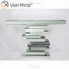 Fabrikpreis Großhandel 3D Silber Spiegel mit Konsolentisch Moderne Sets von Möbeln