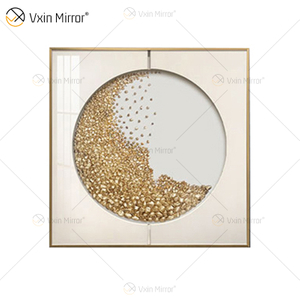 Erstaunliche Qualität Vxin WXPA-017 Metall-Wand-Kunst-Dekor-Ausgangsdekorations-Stücke Luxus-Wohnzimmer gerahmt für Heim-Set zum Verkauf