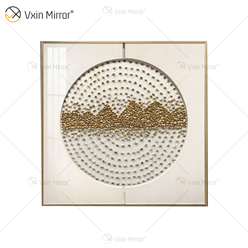Erstaunliche Qualität Vxin WXPA-017 Metall-Wand-Kunst-Dekor-Ausgangsdekorations-Stücke Luxus-Wohnzimmer gerahmt für Heim-Set zum Verkauf