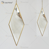 Golden Vxin Einzigartige Wanddekoration Gold Metallrahmen Dekorative Spiegel Luxus Einfacher und Stilvoller Wandspiegel